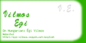 vilmos egi business card